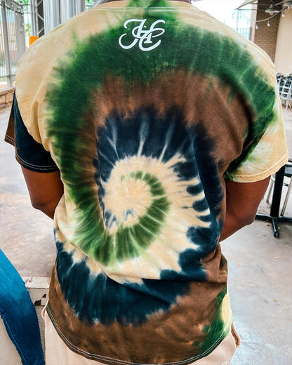 JSCS Tie-Dyed Campaign T-shirt — Camo Brown